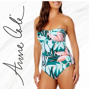 Anne Cole Limited Edition Zesty Tropical Triangle Tankini Top